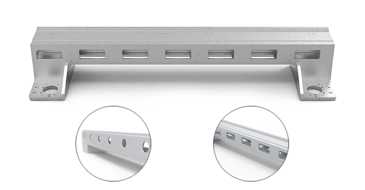 Cast aluminum beam